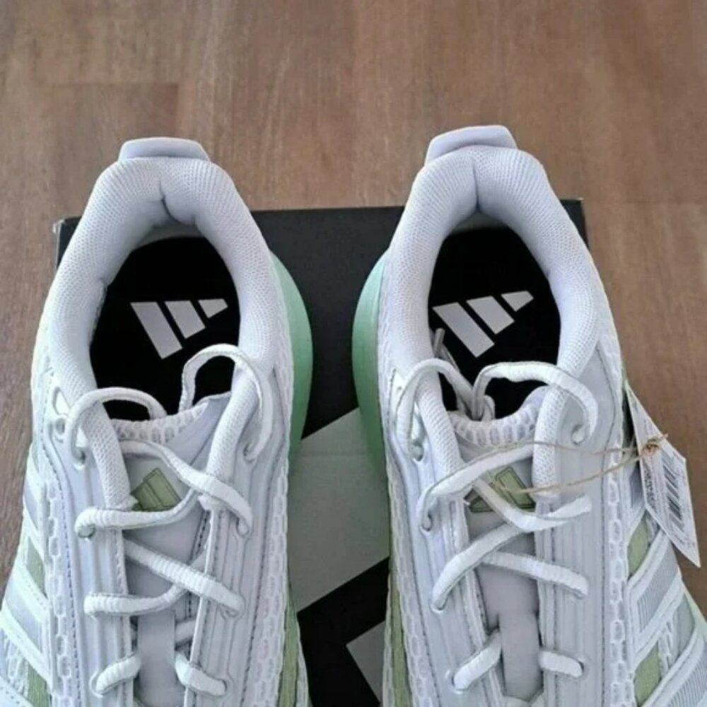 Adidas Lightblaze Glow Sneakers - Color: White/Silver/Lime - Size: Women 8 - Picture 4 of 10
